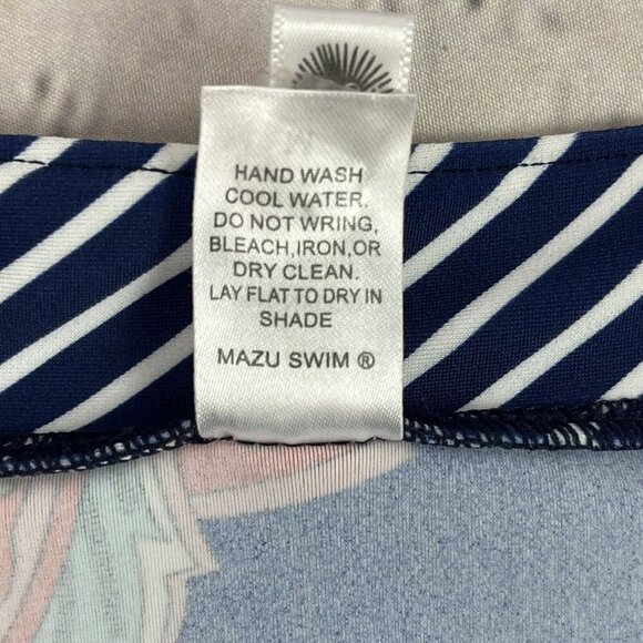 Mazu Swim Womens Cover Up Paisley Floral Print Beach Stretch Medium - Picture 11 of 11